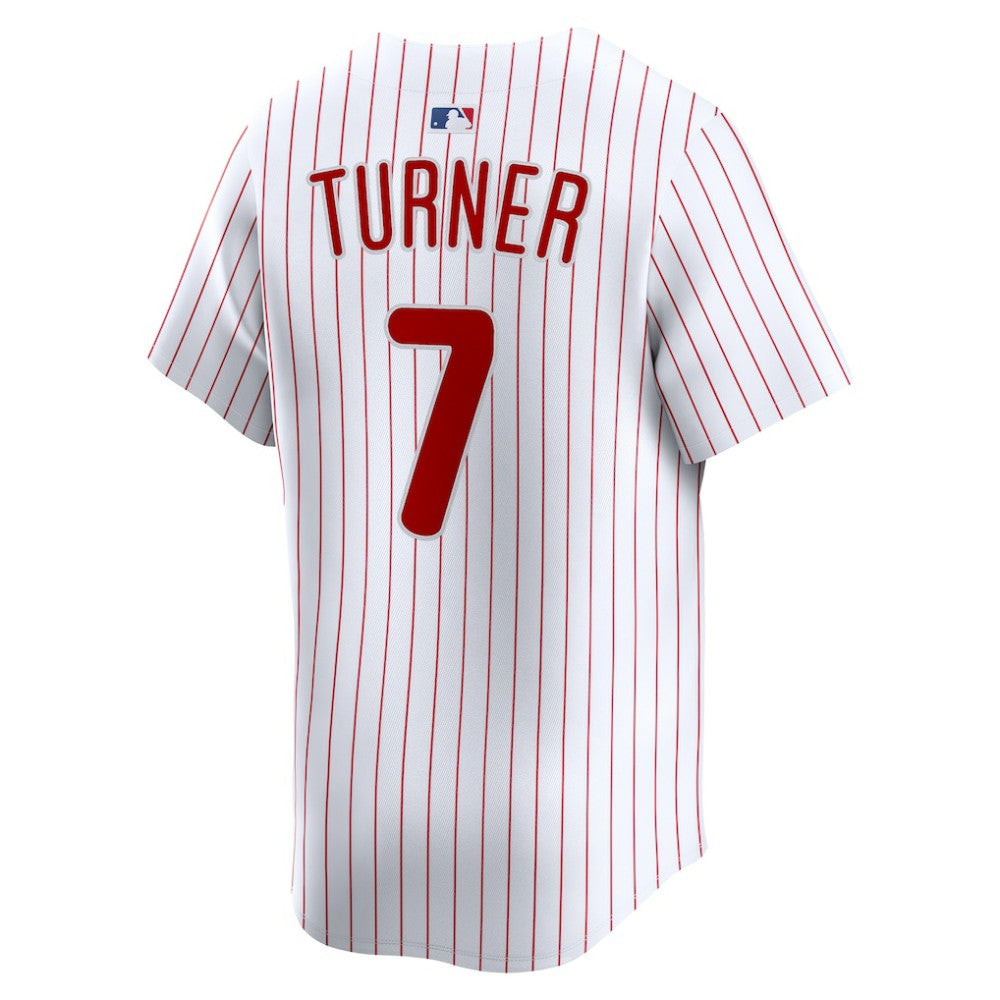 Trea Turner Philadelphia Phillies Nike Home Limited Player Jersey - White - Nike Sale