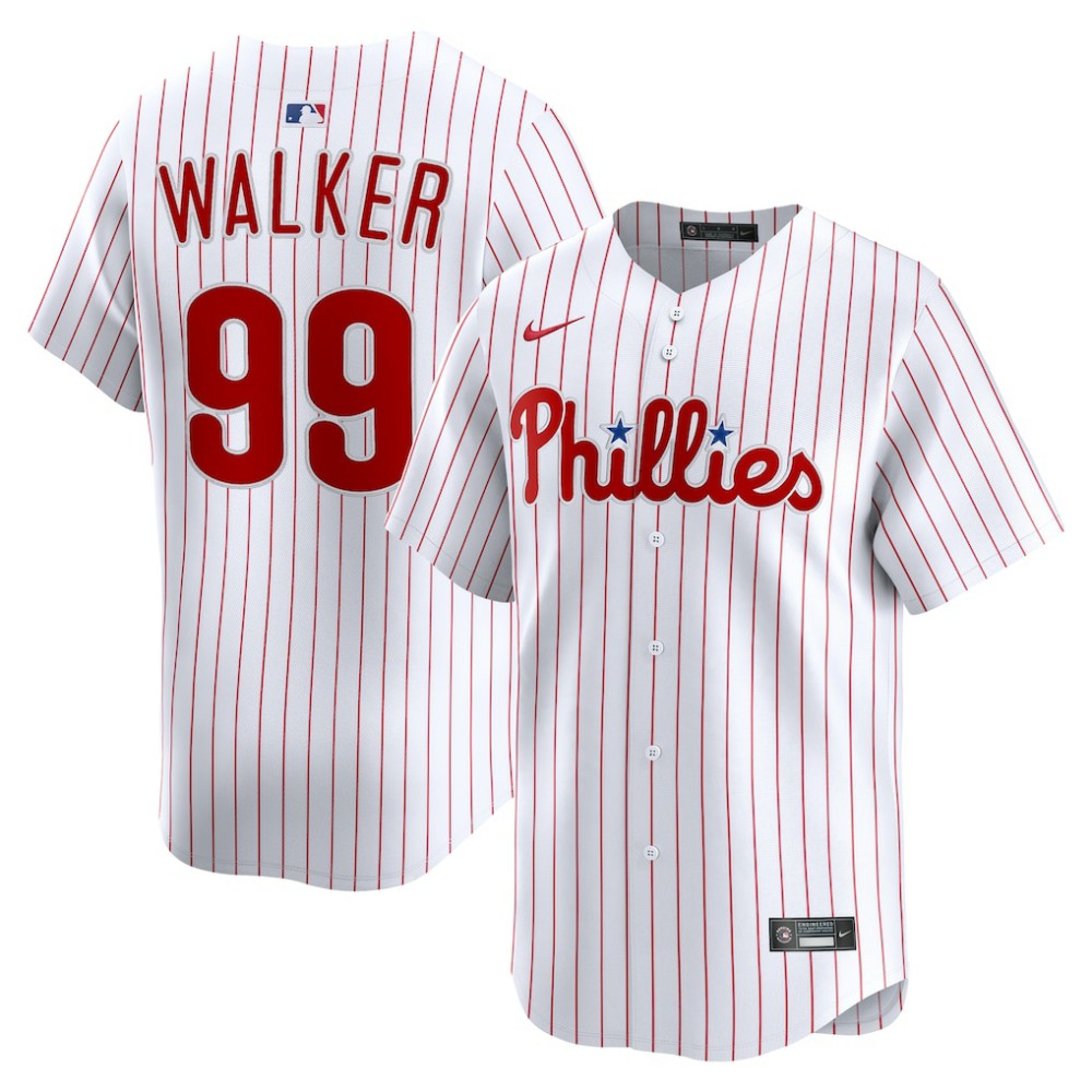 Taijuan Walker Philadelphia Phillies Nike Home Limited Player Jersey - White - Nike Lifestyle