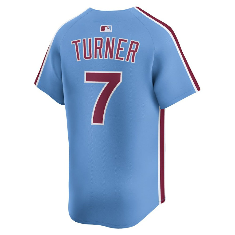 Trea Turner Philadelphia Phillies Nike Alternate Limited Player Jersey - Light Blue - Nike Sale