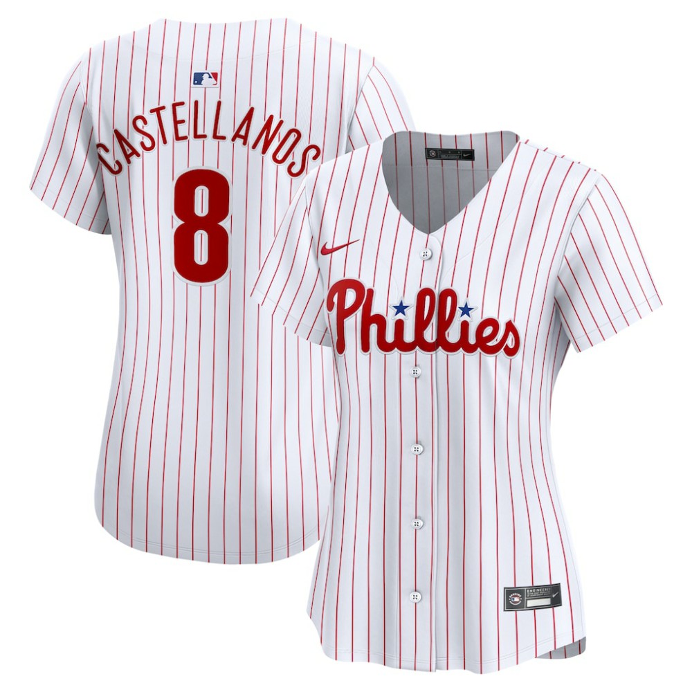 Nick Castellanos Philadelphia Phillies Nike Women's Home Limited Player Jersey - White - Nike Sale