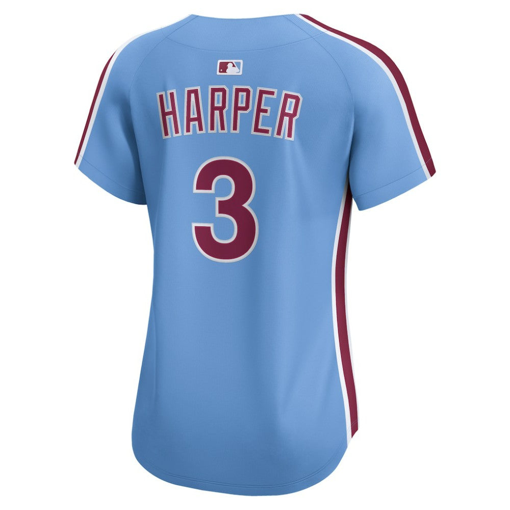Bryce Harper Philadelphia Phillies Nike Women's Alternate Limited Player Jersey - Light Blue - Nike Lifestyle