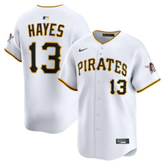 Ke'Bryan Hayes Pittsburgh Pirates Nike Home Limited Player Jersey - White - Nike Discount