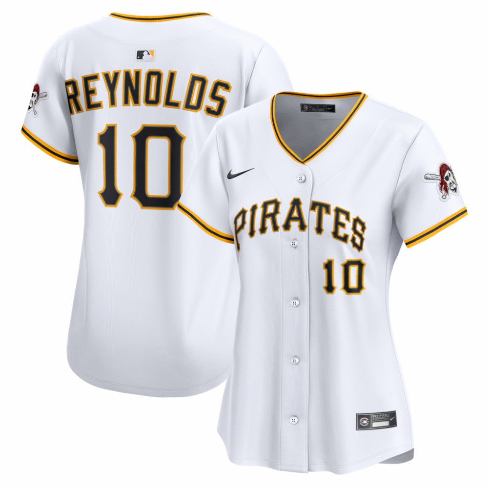 Bryan Reynolds Pittsburgh Pirates Nike Women's Home Limited Player Jersey - White - Nike on Sale