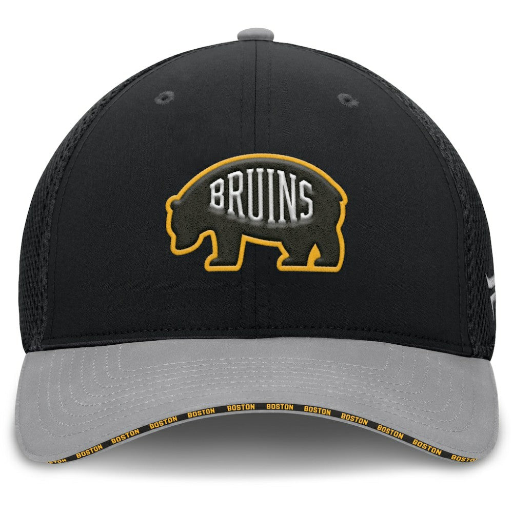 Boston Bruins Fanatics Fundamentals Span Flex Hat - Black - NHL 202777469