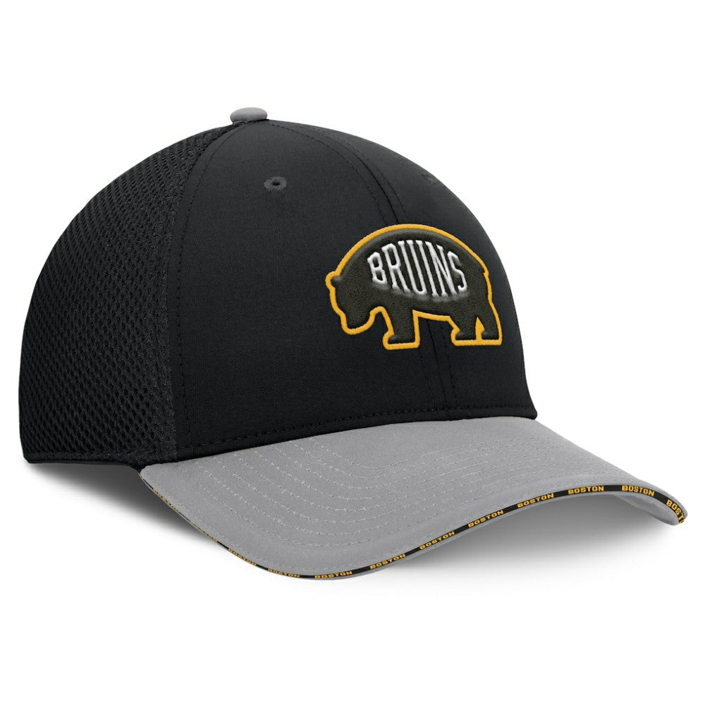 Boston Bruins Fanatics Fundamentals Span Flex Hat - Black - NHL 202777469