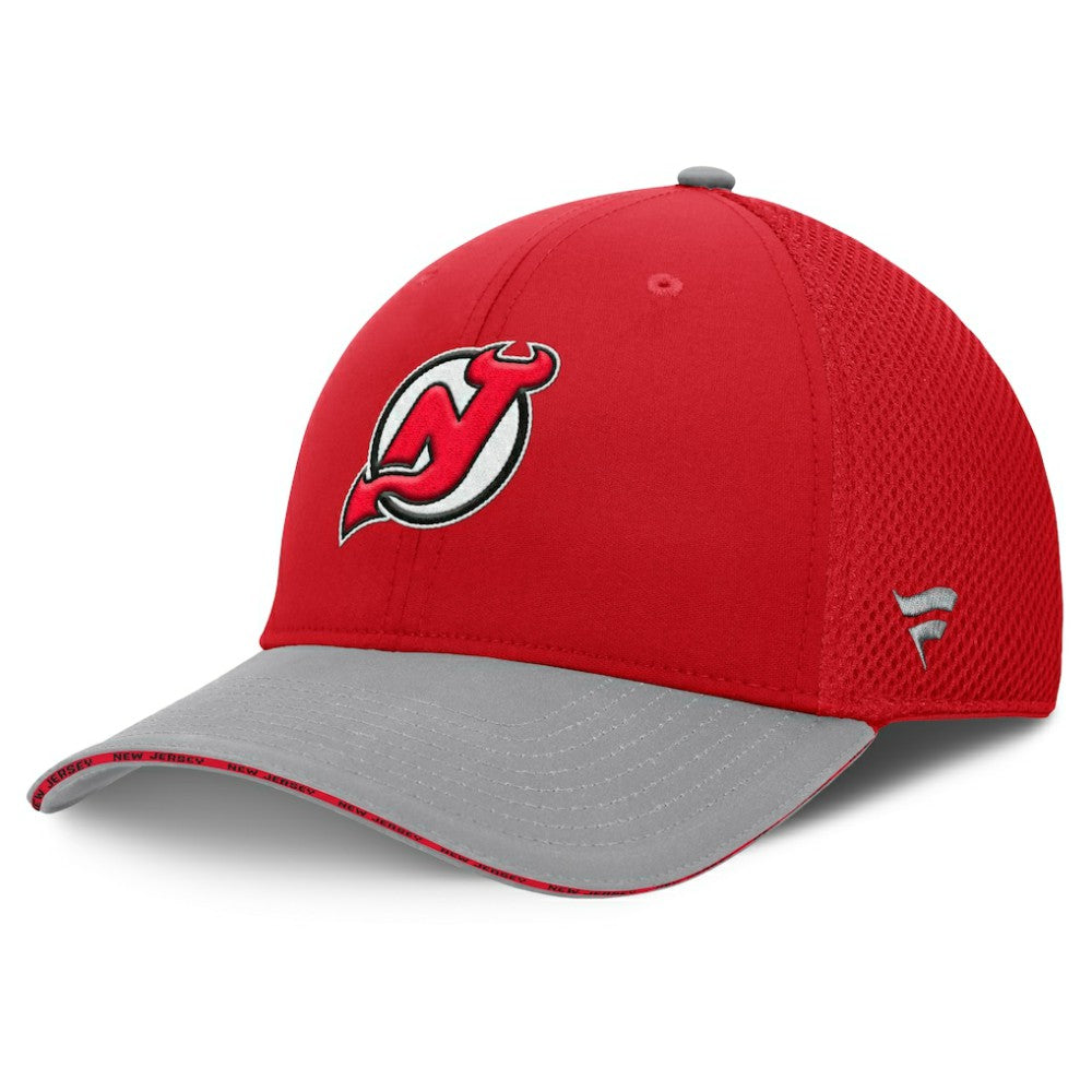 New Jersey Devils Fanatics Fundamentals Span Flex Hat - Red - NHL 202777470