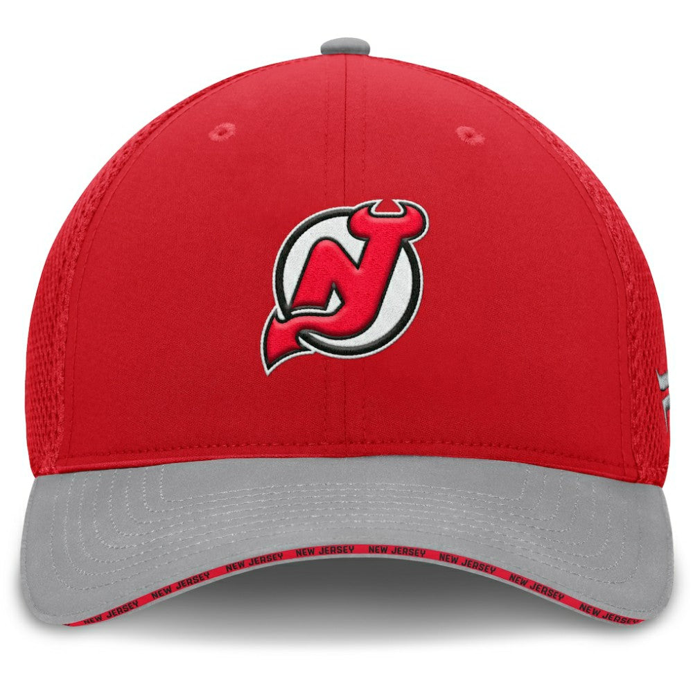 New Jersey Devils Fanatics Fundamentals Span Flex Hat - Red - NHL 202777470