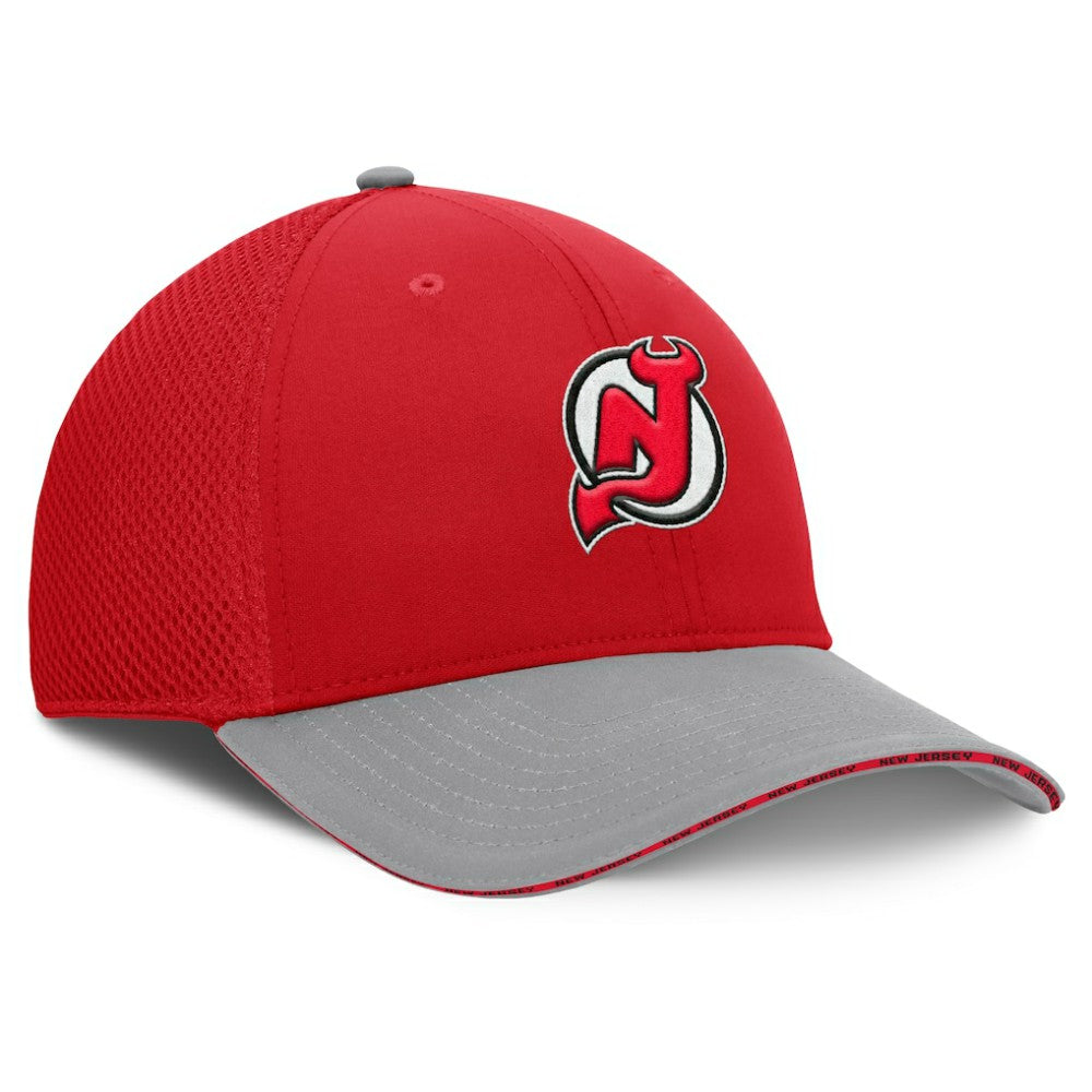 New Jersey Devils Fanatics Fundamentals Span Flex Hat - Red - NHL 202777470