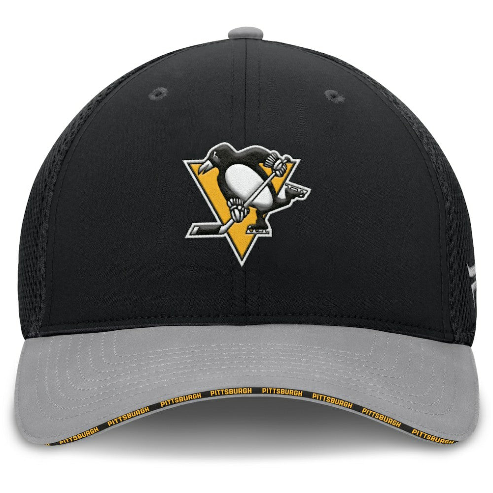 Pittsburgh Penguins Fanatics Fundamentals Span Flex Hat - Black - NHL 202777473