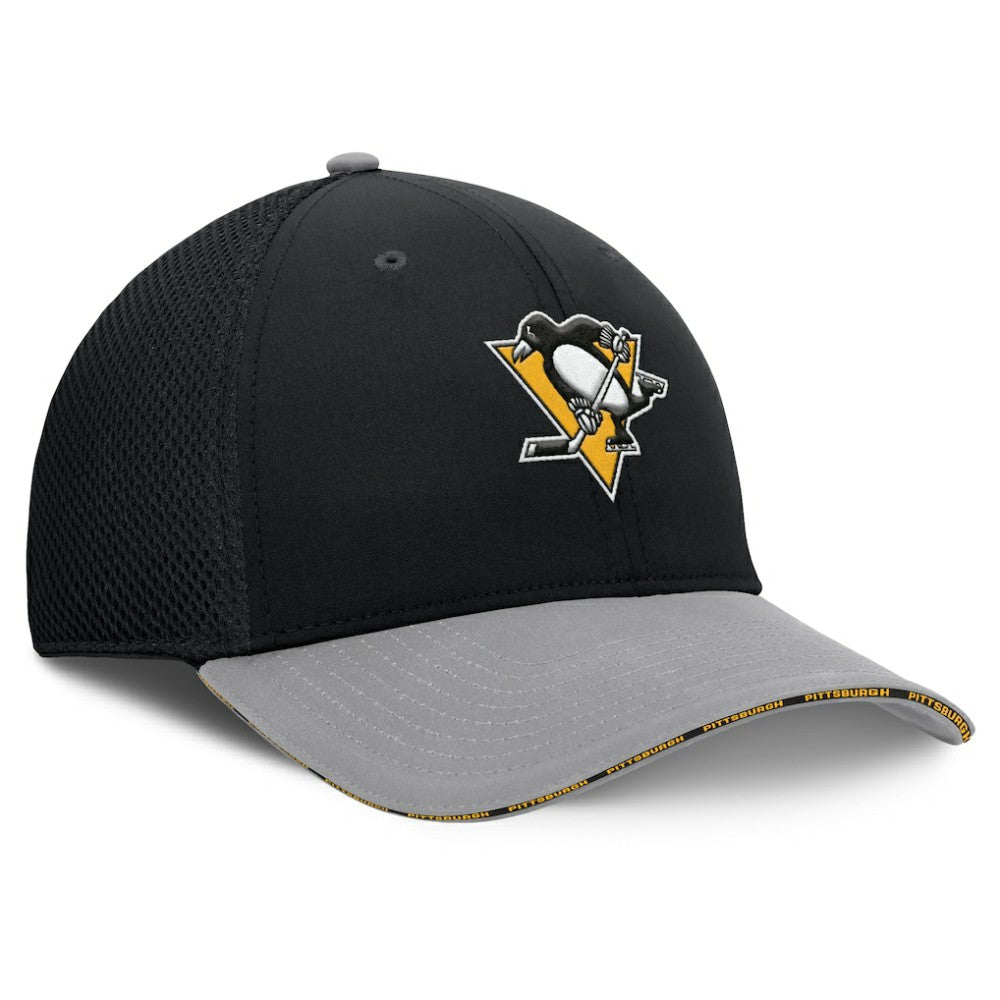 Pittsburgh Penguins Fanatics Fundamentals Span Flex Hat - Black - NHL 202777473