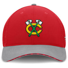 Chicago Blackhawks Fanatics Fundamentals Span Flex Hat - Red - NHL 202777487
