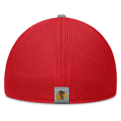 Chicago Blackhawks Fanatics Fundamentals Span Flex Hat - Red - NHL 202777487