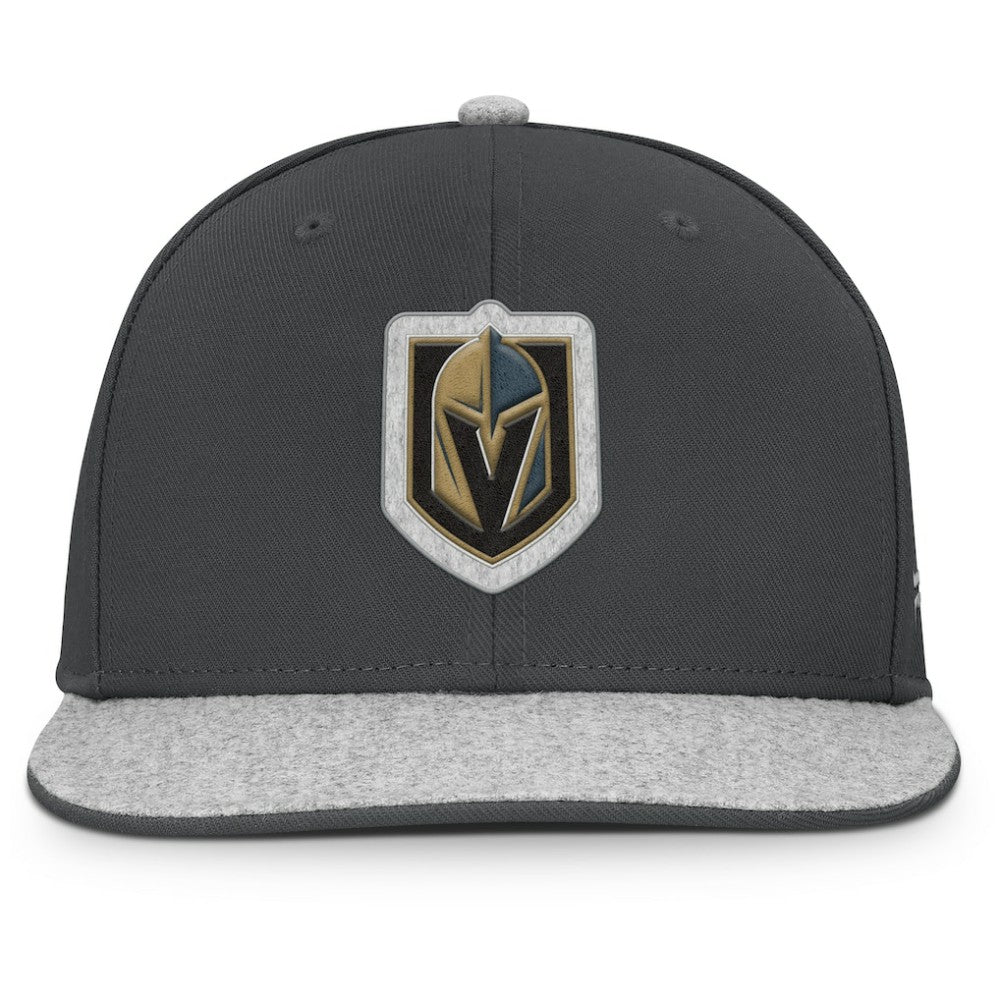 Vegas Golden Knights Fanatics Fundamentals Loden Snapback Hat - Charcoal - NHL 202777488