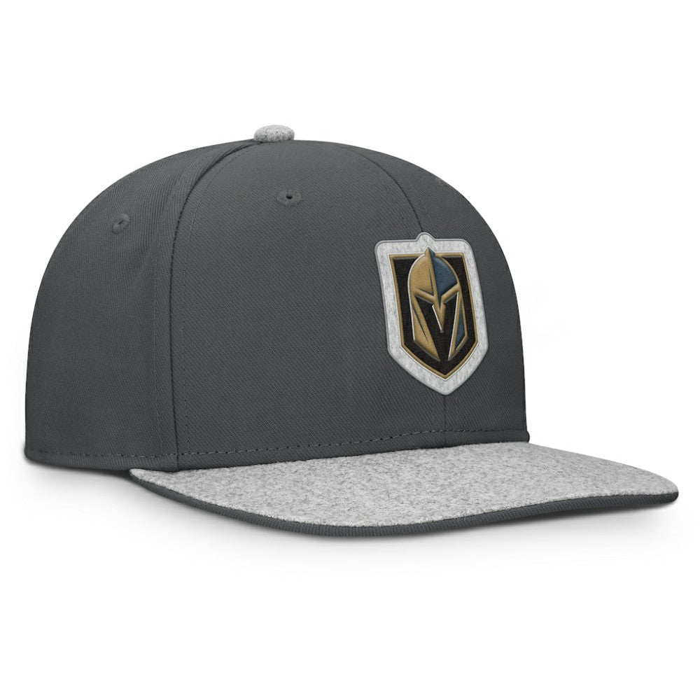 Vegas Golden Knights Fanatics Fundamentals Loden Snapback Hat - Charcoal - NHL 202777488