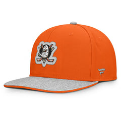 Anaheim Ducks Fanatics Fundamentals Loden Snapback Hat - Orange - NHL 202777490