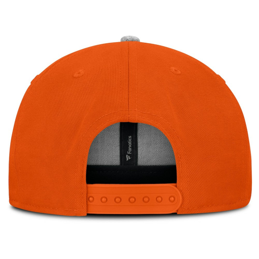 Anaheim Ducks Fanatics Fundamentals Loden Snapback Hat - Orange - NHL 202777490