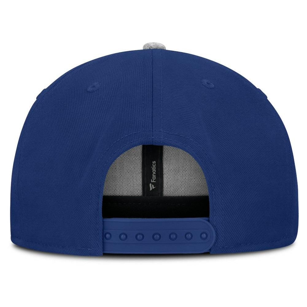 Edmonton Oilers Fanatics Fundamentals Loden Snapback Hat - Royal - NHL 202777493