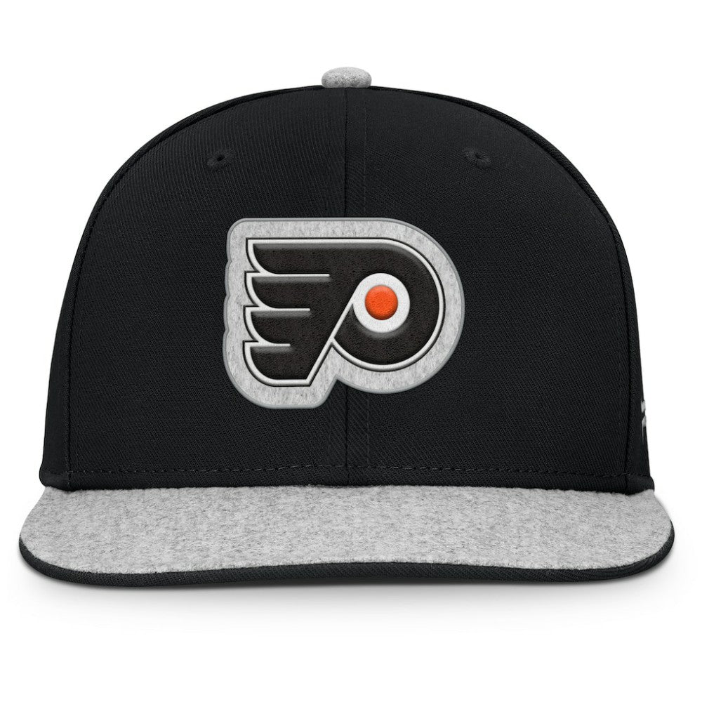 Philadelphia Flyers Fanatics Fundamentals Loden Snapback Hat - Black - NHL 202777495