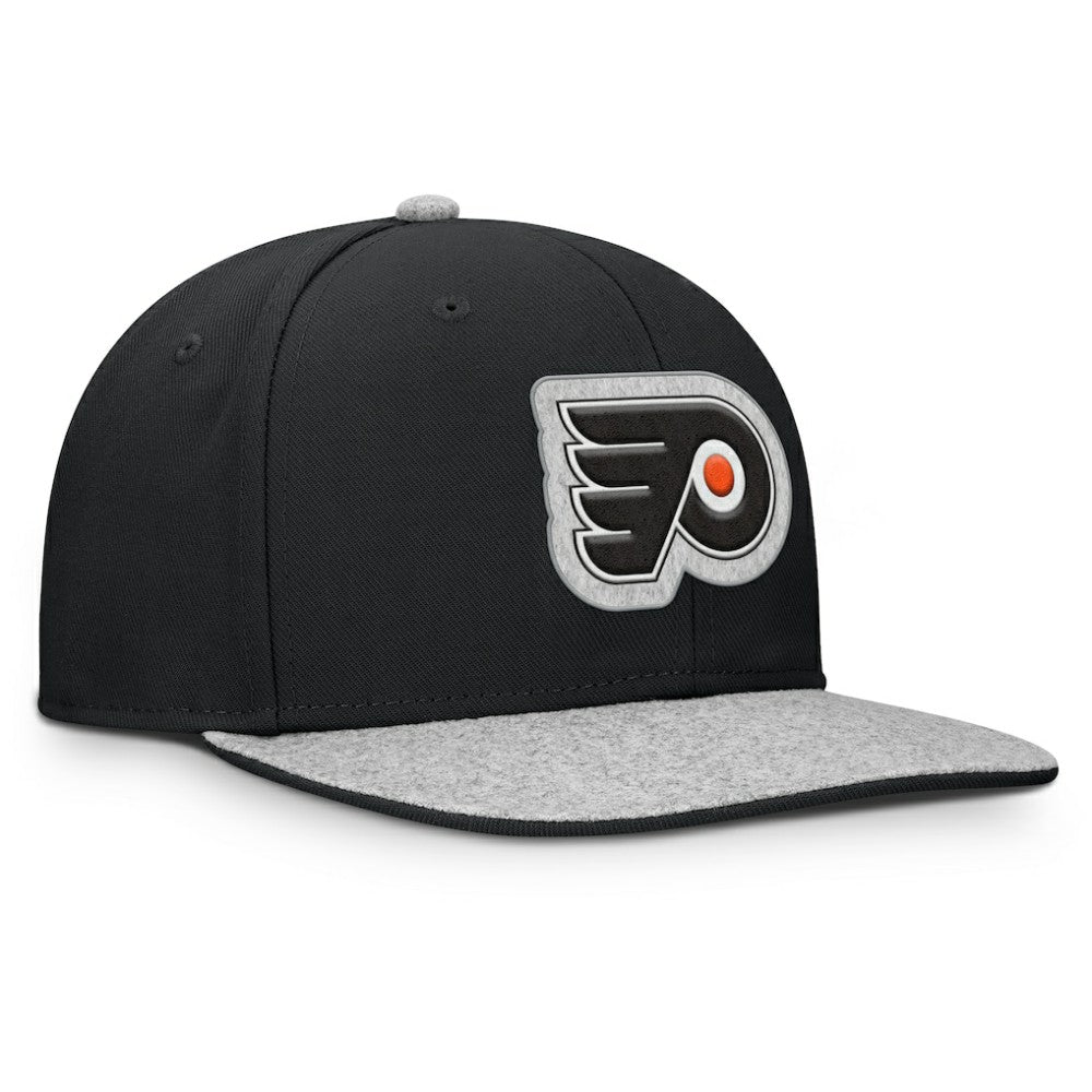 Philadelphia Flyers Fanatics Fundamentals Loden Snapback Hat - Black - NHL 202777495