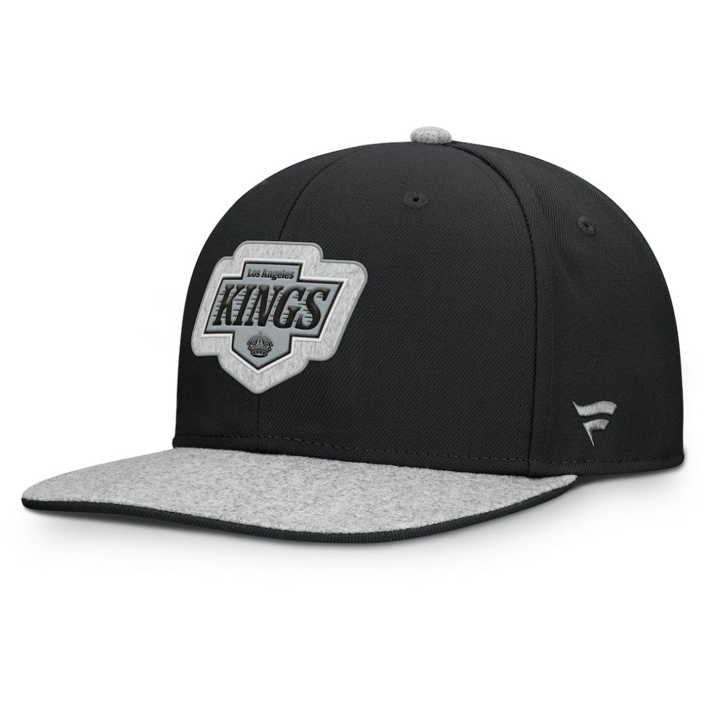 Los Angeles Kings Fanatics Fundamentals Loden Snapback Hat - Black - NHL 202777496