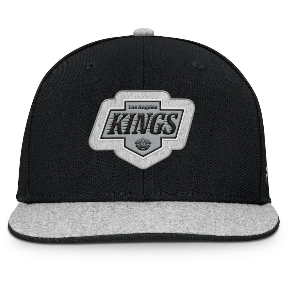 Los Angeles Kings Fanatics Fundamentals Loden Snapback Hat - Black - NHL 202777496