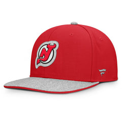 New Jersey Devils Fanatics Fundamentals Loden Snapback Hat - Red - NHL 202777498