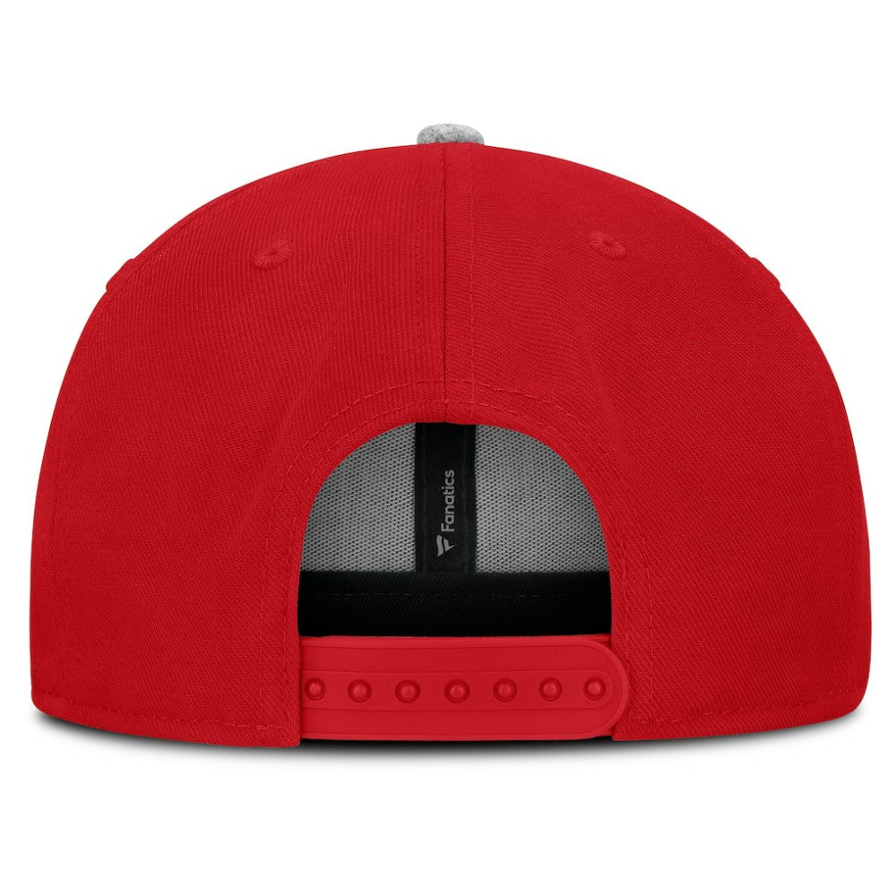 New Jersey Devils Fanatics Fundamentals Loden Snapback Hat - Red - NHL 202777498