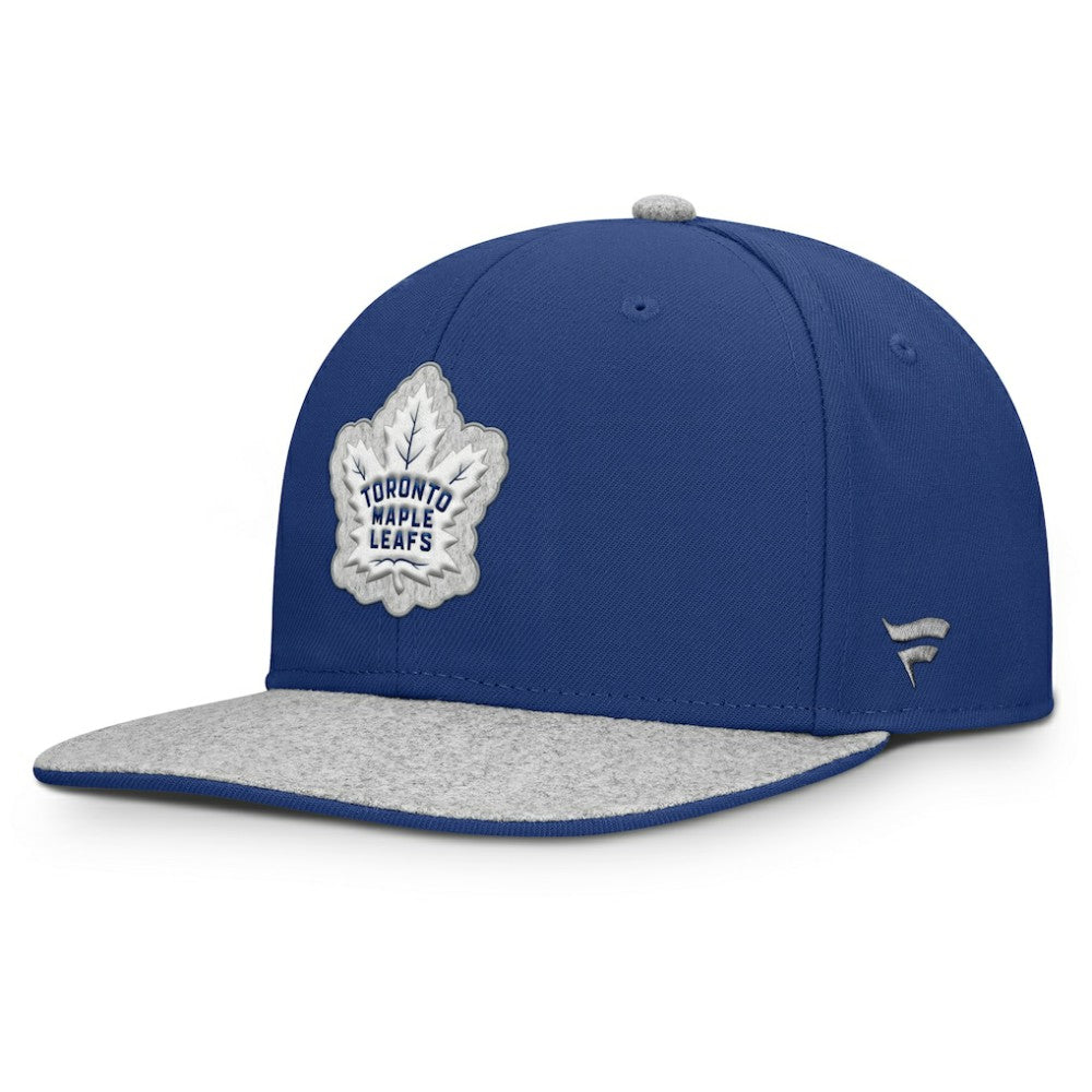 Toronto Maple Leafs Fanatics Fundamentals Loden Snapback Hat - Blue - NHL 202777506
