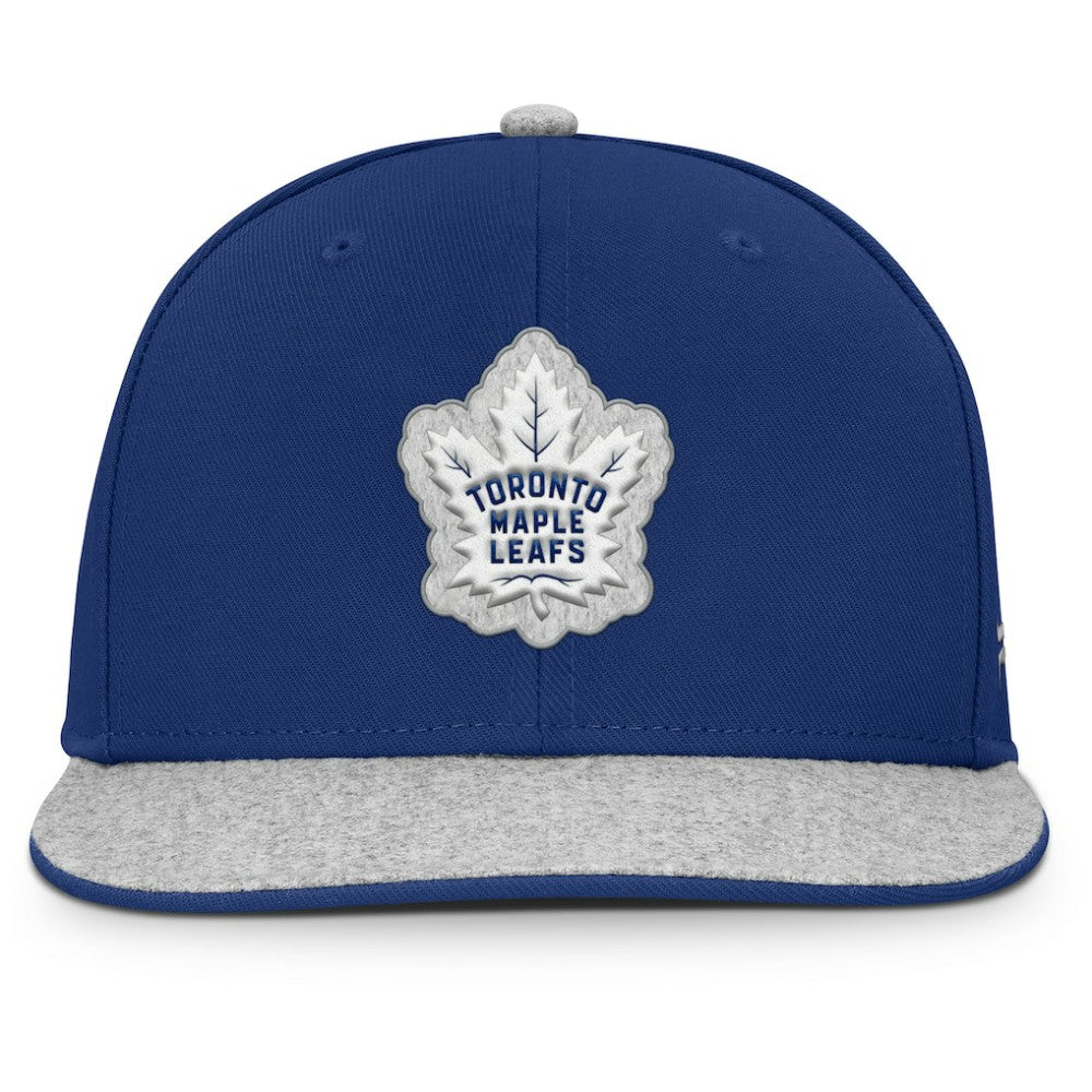 Toronto Maple Leafs Fanatics Fundamentals Loden Snapback Hat - Blue - NHL 202777506