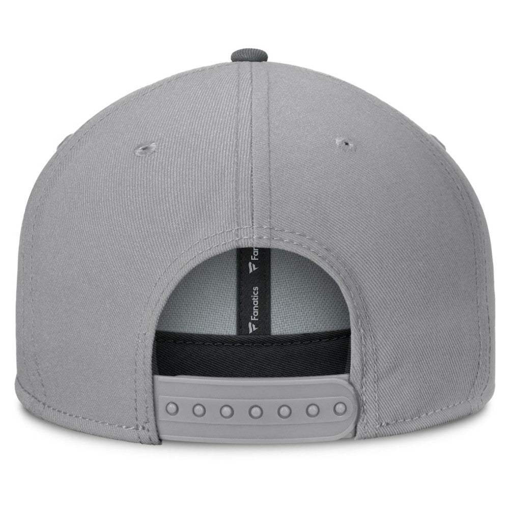 Vegas Golden Knights Fanatics Fundamentals Duo Split Logo Snapback Hat - Gray - NHL 202777615