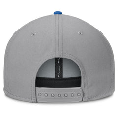 New York Rangers Fanatics Fundamentals Duo Split Logo Snapback Hat - Gray - NHL 202777622