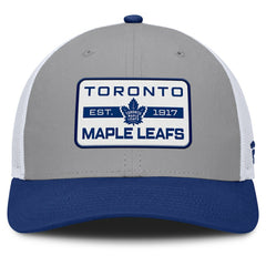 Toronto Maple Leafs Fanatics Fundamental Adapt Trucker Adjustable Hat - Gray/Blue - NHL 202777671