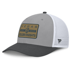Vegas Golden Knights Fanatics Fundamental Adapt Trucker Adjustable Hat - Gray/Charcoal - NHL 202777674