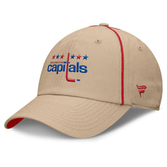 Washington Capitals Fanatics Heritage Setoff Adjustable Hat - Tan - NHL 202777695