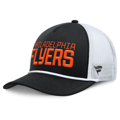 Philadelphia Flyers Fanatics Heritage Dutch A-Frame Trucker Adjustable Hat - Black/White - NHL 202777749