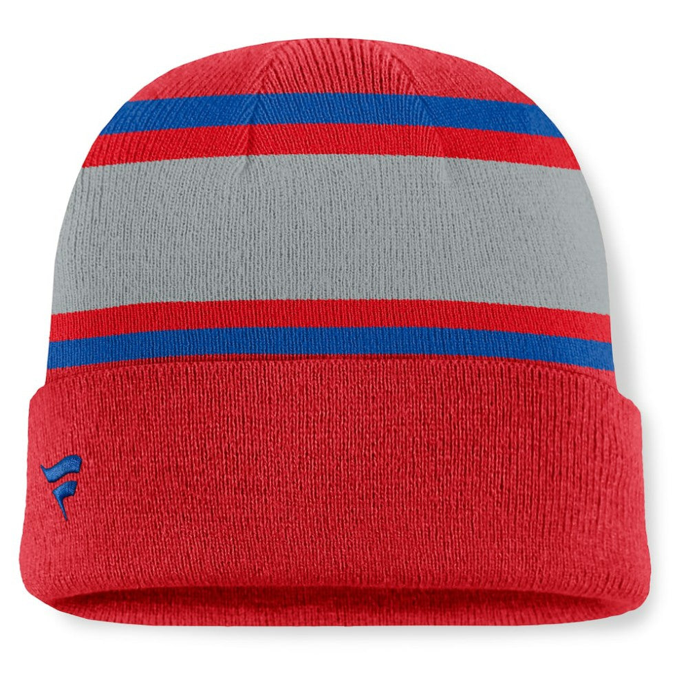 Washington Capitals Fanatics Heritage Varsity Cuffed Knit Hat - Red - NHL 202777757