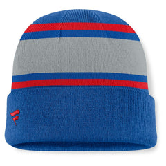 New York Rangers Fanatics Heritage Varsity Cuffed Knit Hat - Blue - NHL 202777758