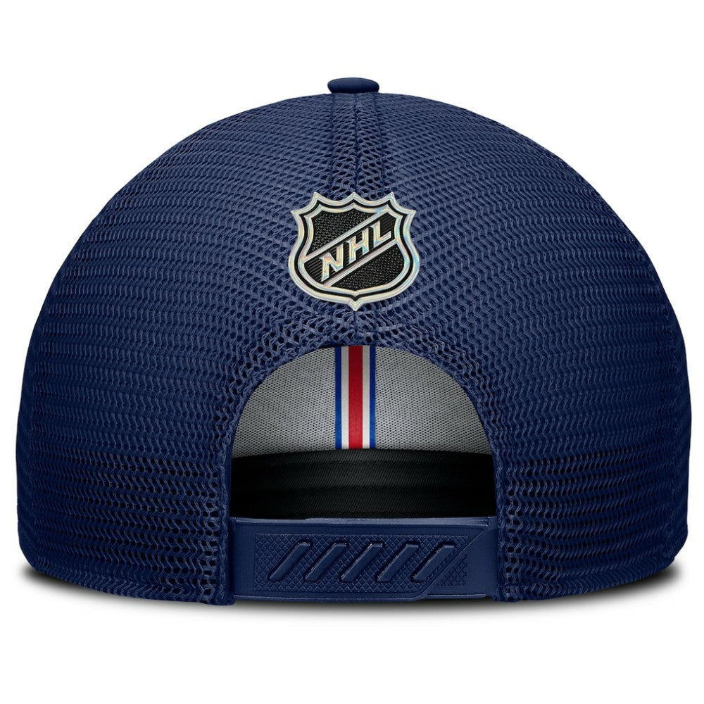 New York Rangers Fanatics Authentic Pro Home Ice Trucker Adjustable Hat - Navy - NHL 202777787