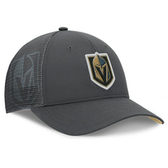 Vegas Golden Knights Fanatics Authentic Pro Home Ice Trucker Adjustable Hat - Charcoal - NHL 202777799