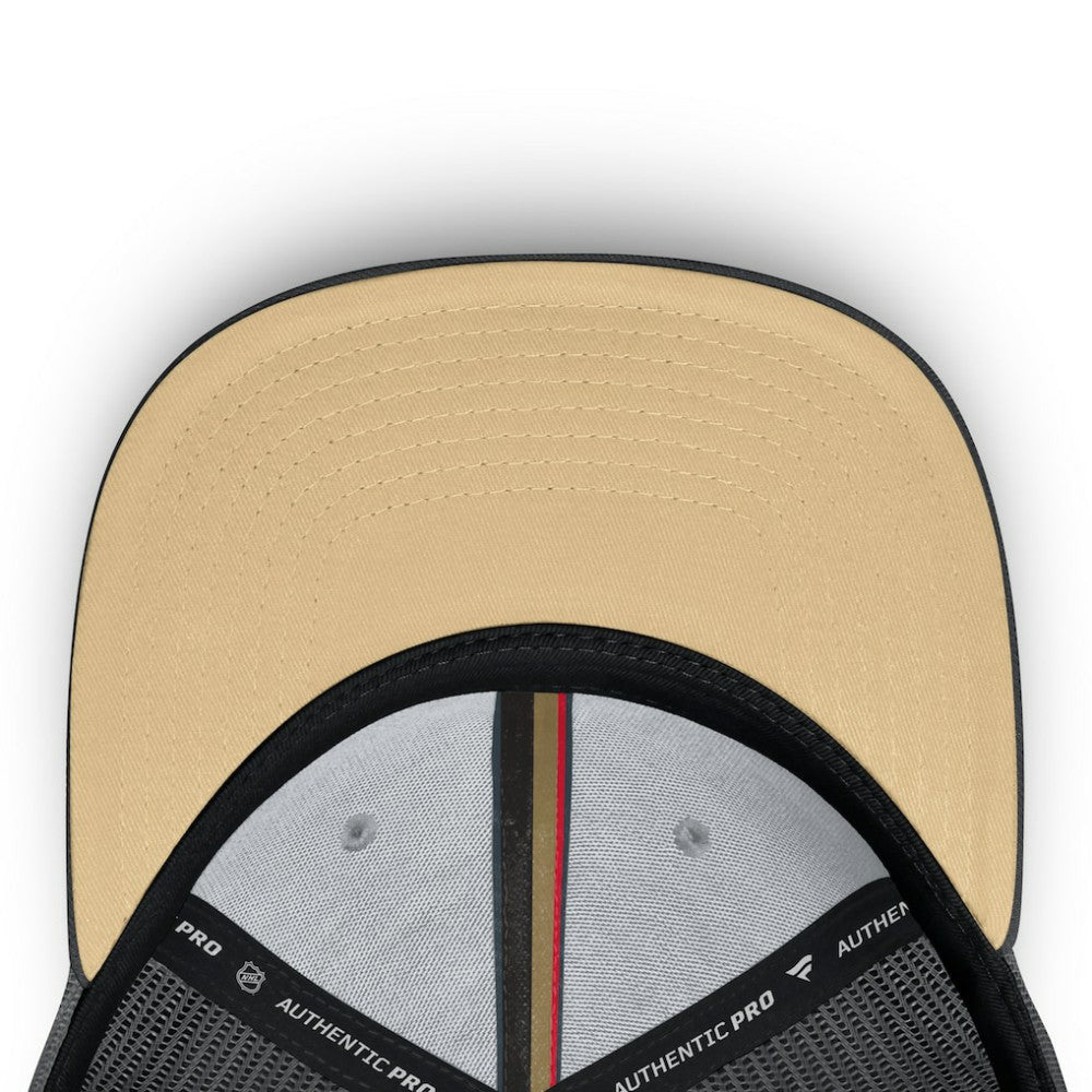 Vegas Golden Knights Fanatics Authentic Pro Home Ice Trucker Adjustable Hat - Charcoal - NHL 202777799
