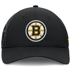 Boston Bruins Fanatics Authentic Pro Home Ice Trucker Adjustable Hat - Black - NHL 202777813