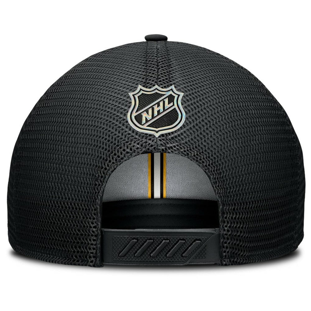Boston Bruins Fanatics Authentic Pro Home Ice Trucker Adjustable Hat - Black - NHL 202777813