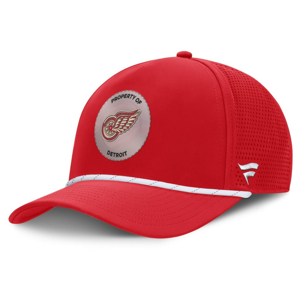Detroit Red Wings Fanatics Centennial Pinched Front Adjustable Hat - Red - NHL 202777854