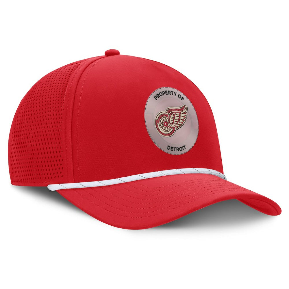 Detroit Red Wings Fanatics Centennial Pinched Front Adjustable Hat - Red - NHL 202777854