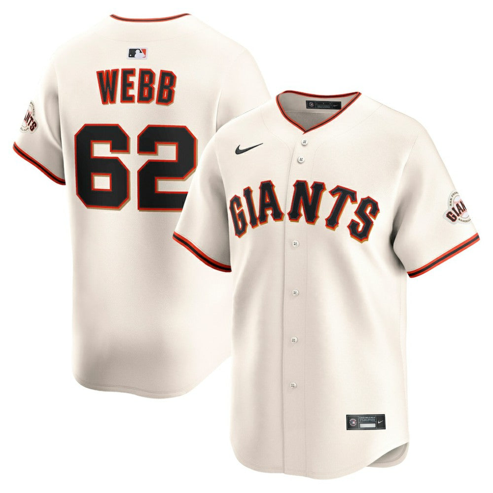 Logan Webb San Francisco Giants Nike Home Limited Player Jersey - Cream - Nike on Sale