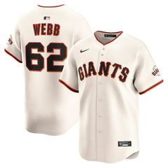 Logan Webb San Francisco Giants Nike Home Limited Player Jersey - Cream - Nike on Sale