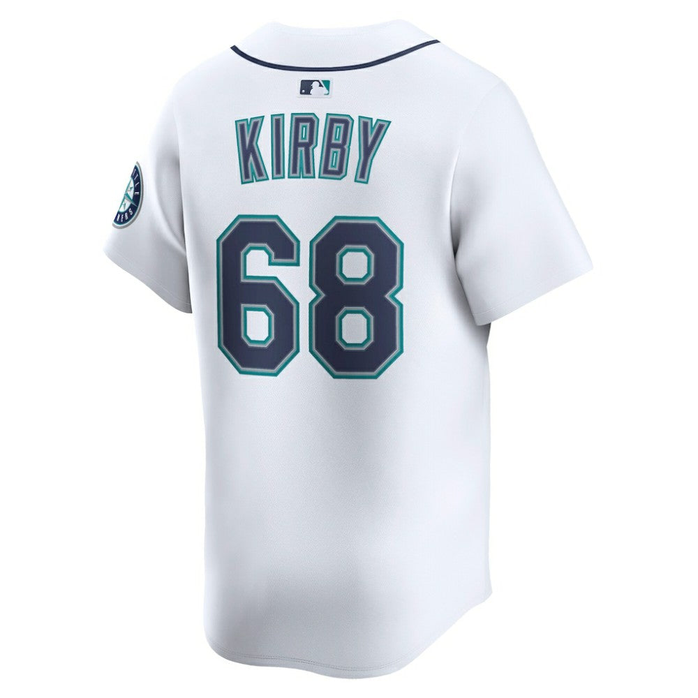 George Kirby Seattle Mariners Nike Home Limited Player Jersey - White - Nike Lifestyle