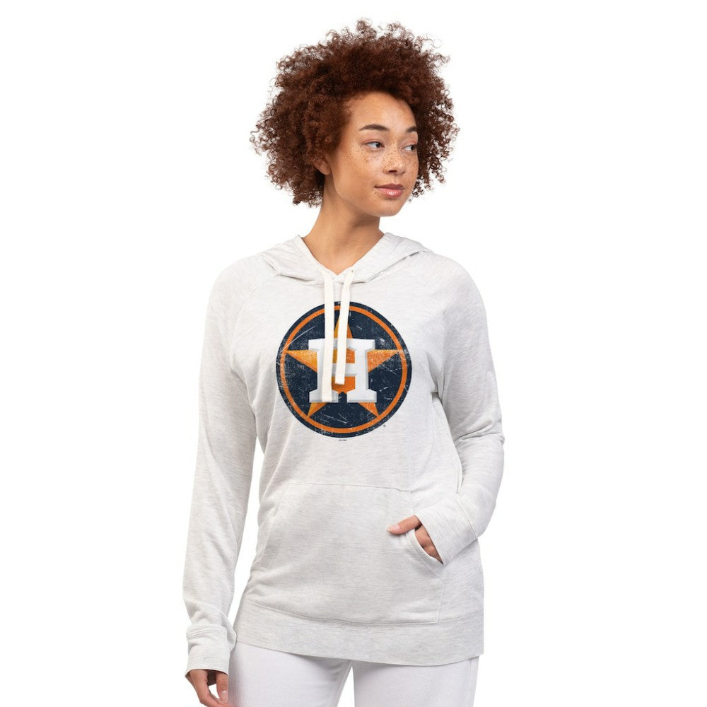 Houston Astros G-III 4Her by Carl Banks Women's Pregame Pullover Hoodie - Oatmeal - MLB Online