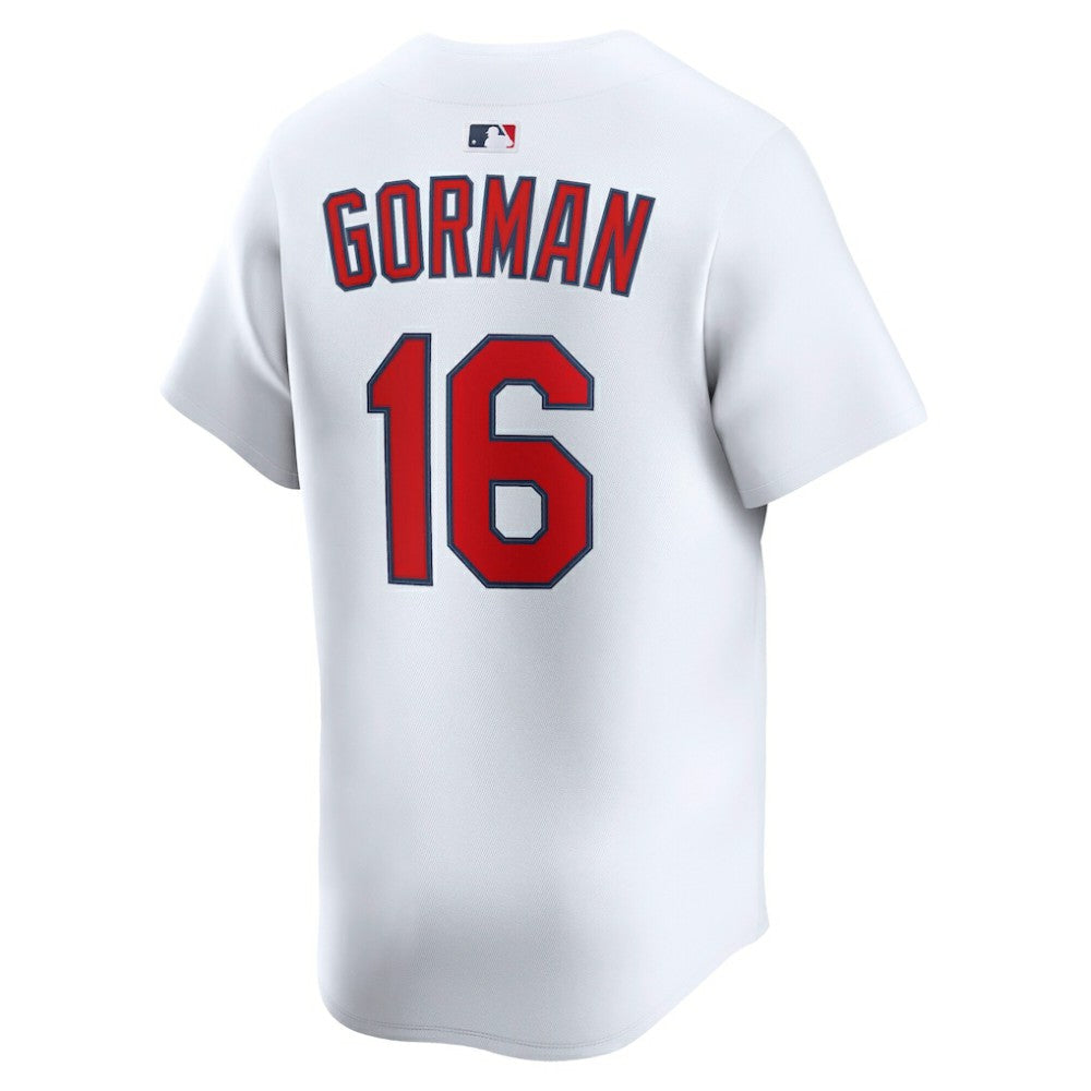 Nolan Gorman St. Louis Cardinals Nike Home Limited Player Jersey - White - Nike Lifestyle