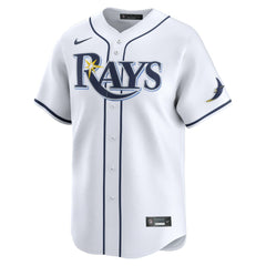 Junior Caminero Tampa Bay Rays Nike Home Limited Jersey - White - Nike Discount